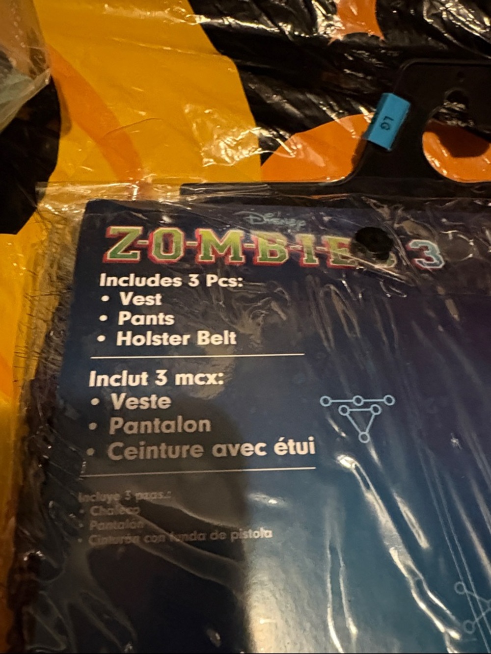 Disney Zombies 3 Willa Costume - Purple, Black, Blue - Picture 5 of 5